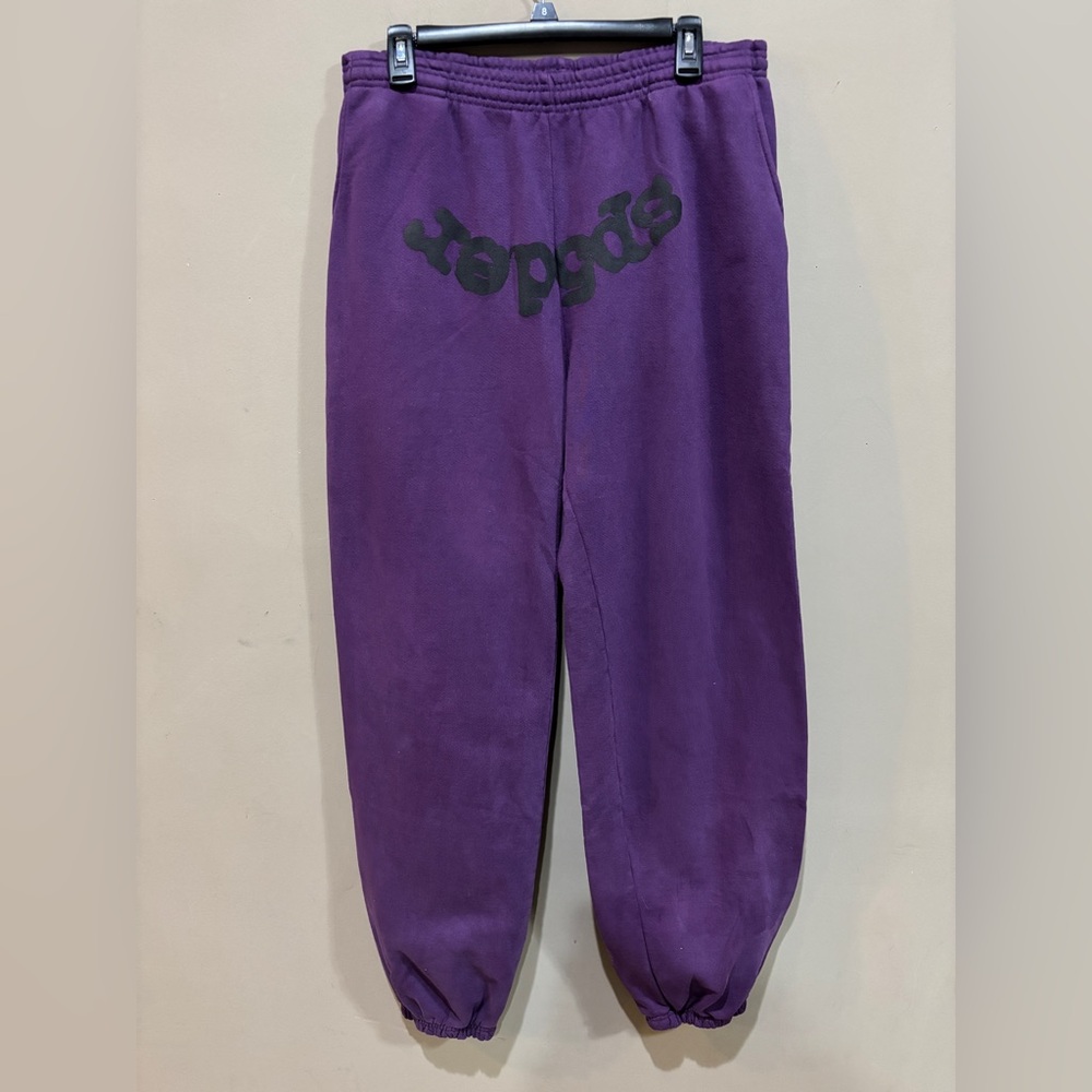 Sp5der Acai Sweatpants Purple - Size XL - Made in USA
